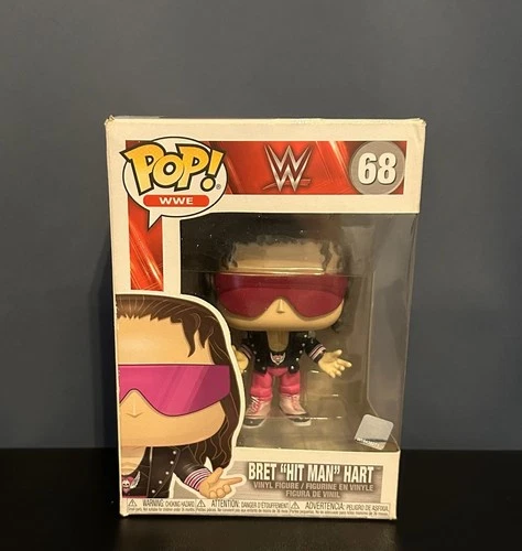 WWE Funko Pop Bret Hart #68 Figure