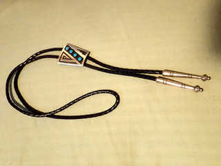 Vintage Bolo tie Marked Sterling