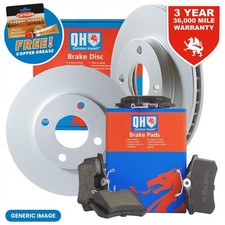 QH Front Brake Discs & Pads Vauxhall Crossland X Diesel 1.5 1.6 Turbo 2017-2021