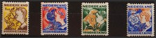 Netherlands. ** MNH Yvert 245/48a. 1932. Complete Series. DENTED OF  ROLLS .