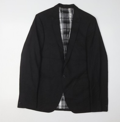 White Label Longblazer Herren schwarz 40 L