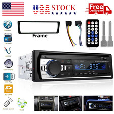 Bluetooth Car Stereo Audio In-Dash FM Aux Input Receiver SD USB MP3 Radio Player