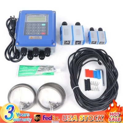 Ultrasonic Flow Meter TUF-2000B +TM-1 + TS-2 DN20~700m Fixed Clamp on Flowmeter