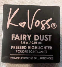 K Voss Fairy Dust Pressed Highlighter Starkissed 1.8g 0.06oz Small Mini Travel
