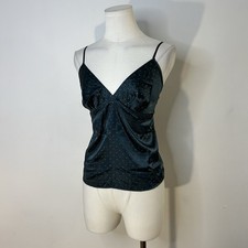 Y2K Babydoll Top Whimsigoth Fairycore Festival 34-35 Inch Bust Dark Green