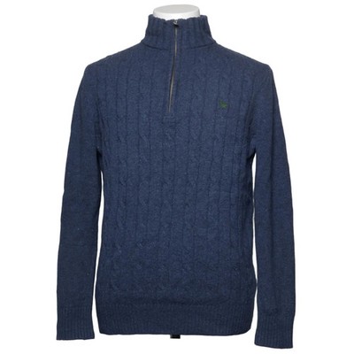 John Partridge, Strickpullover, Größe: M, Blau, Polyamid/Wolle, Einfarbig #J9c