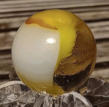 Vintage Marble. Vitro Agate Anacortes Patch. 5/8" Mint. Uv Fluorescent. 1989 Run