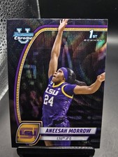 2024-25 Bowman Chrome University #6 Aneesah Morrow Black Wave Refractor 1st LSU 