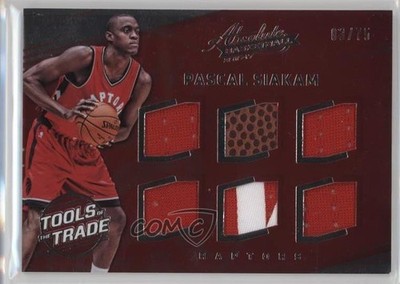 2016 Absolute Tools of the Trade Rookie Materials Six 3/75 Pascal Siakam RC 7a1