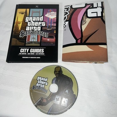 Grand Theft Auto: San Andreas V2.0 - PC Video Game CLEAN Book and Disc W/ Poster