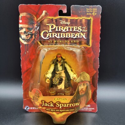Disney Pirates of The Caribbean @ Worlds End Captain Jack Sparrow Figure 07 New