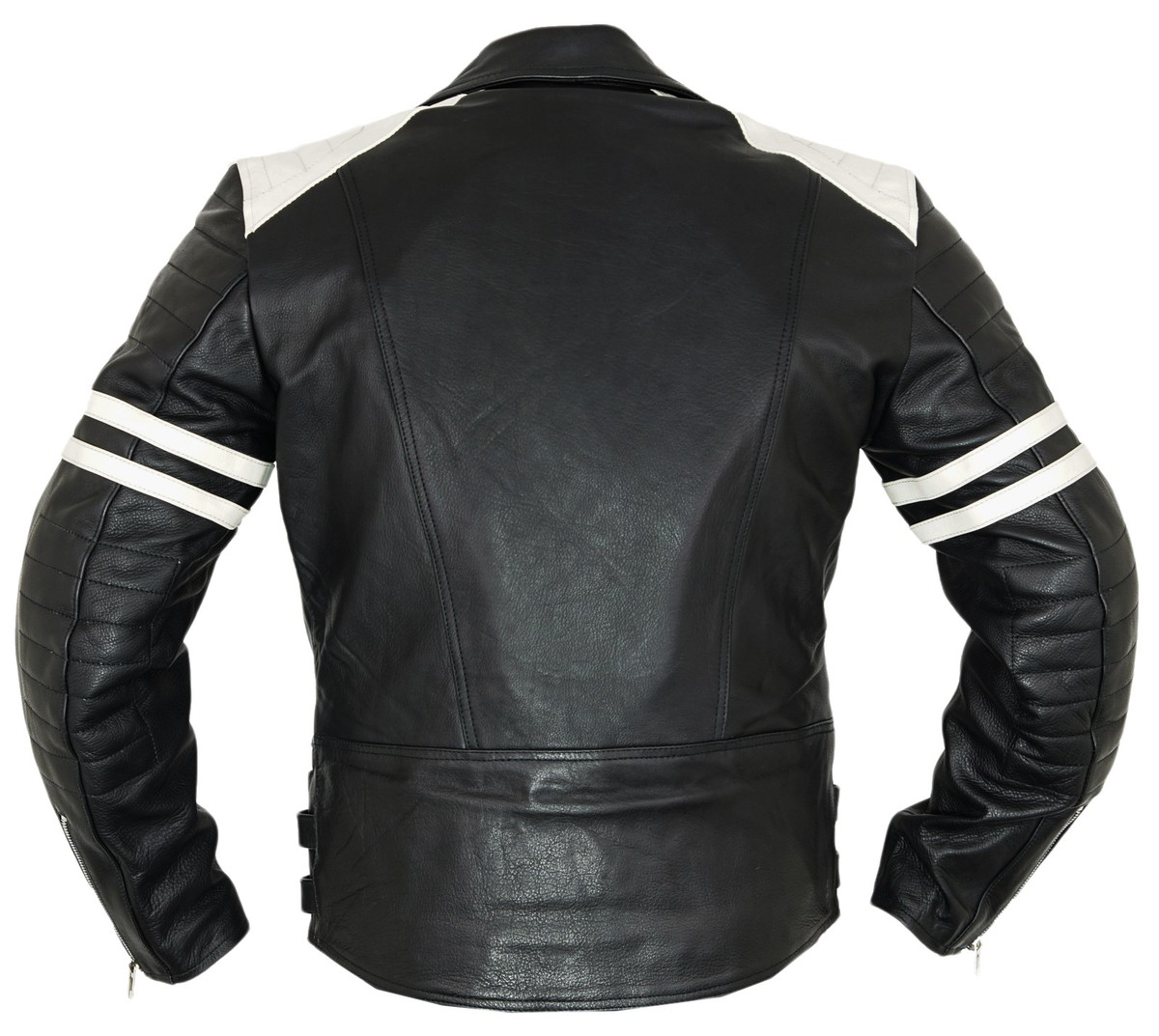 Motorrad Lederjacke Retro Jacke Herren 80´s Old school Bikerjacke
