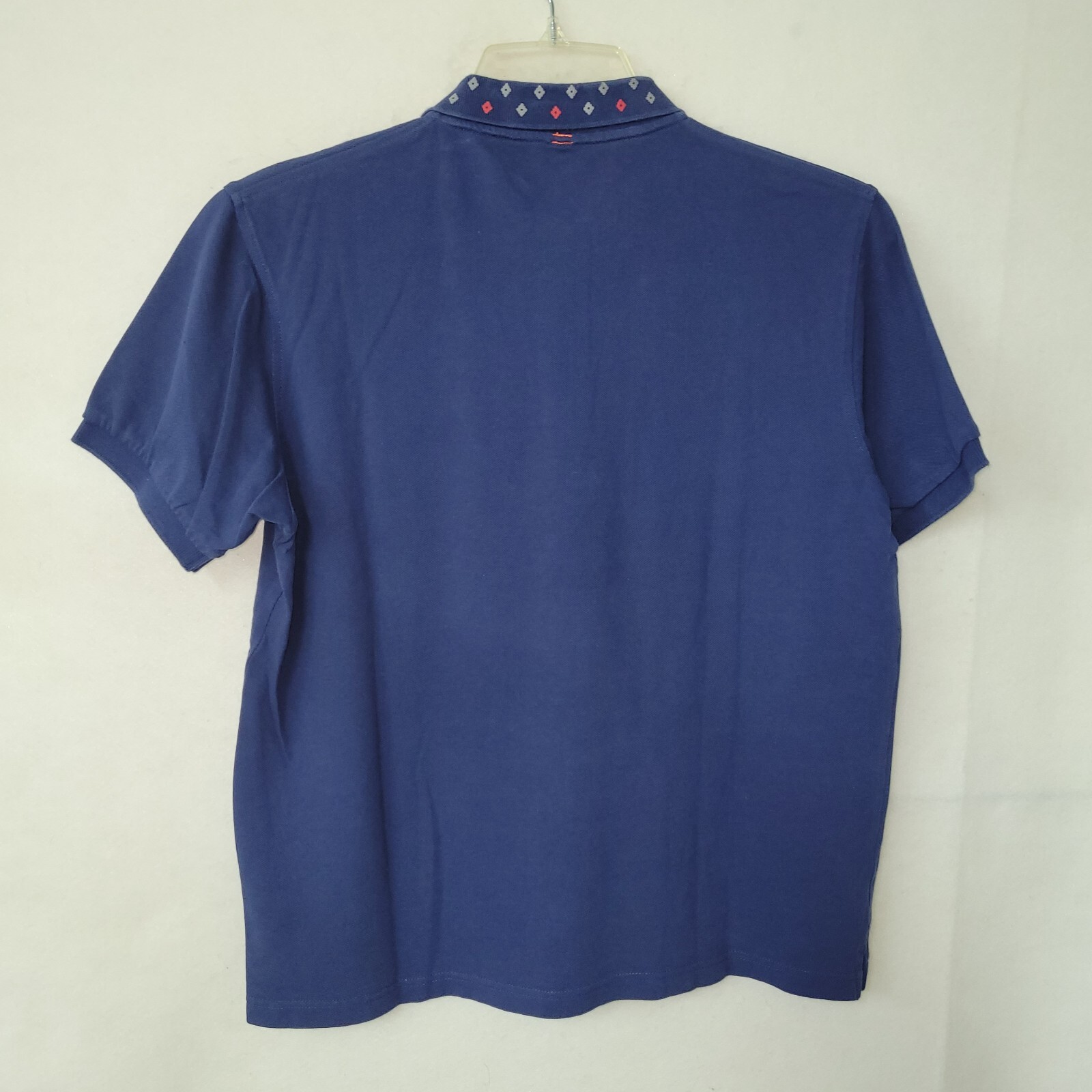 Sun68 Polo Shirt Mens L Blue Golf Pocket Short Sleeve Lightweight European image 9