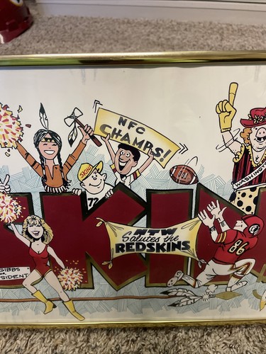 1987 JRaymond Washington Redskins Professionally Framed Super Bowl Poster - Picture 4 of 7