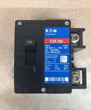 Eaton CSR2200N Main Circuit Breaker 2 Pole 200 Amp 120/240 Volt 