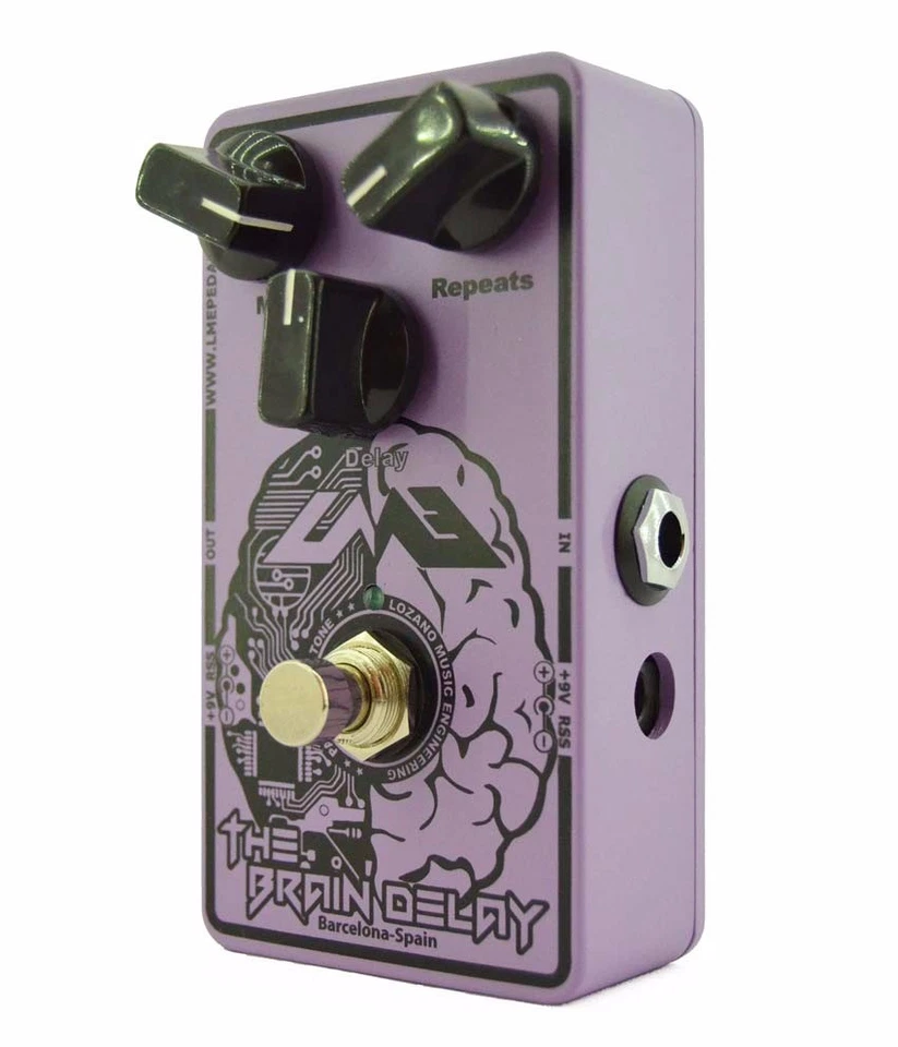 The brain delay LME. Pedal hecho en España. Para guitarra eléctrica o otros - Imagen 3 de 4