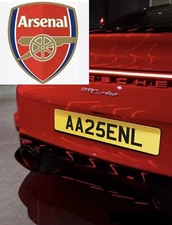 ARSENAL AA25 ENL Gunners Gooner cherished Number Plate dvla Football London AFC