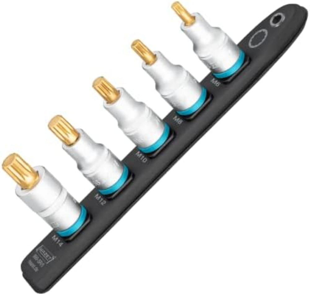 Set Bussole Magnetiche HAZET 990-SR/5 1/2 XZN M6-M14 Originale
