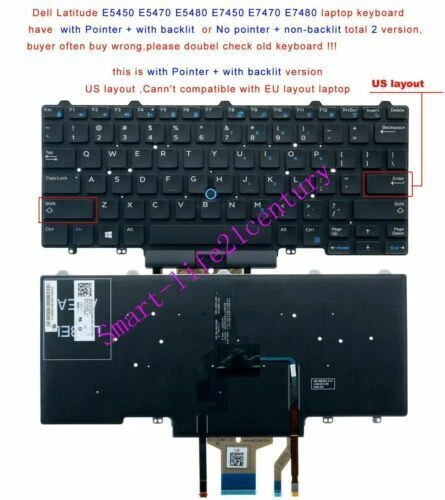 Dell Laptop Replacement Keyboards for ThinkPad