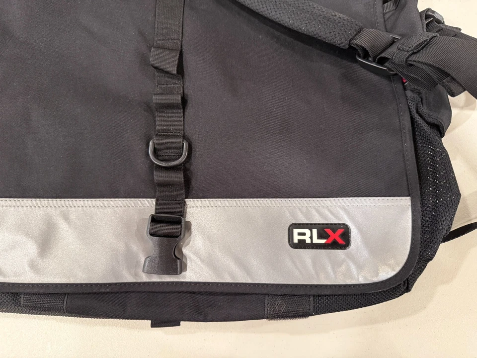 Ralph Lauren RLX Polo Deportivo Mensajero Laptop Deportes Gimnasio Entrenamiento Bolsa Raro De Colección Foto 2 de 4