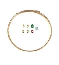 8 Ft Roll Of 316 Coppercupronickel Brake Line Tubing With Fittings See Below