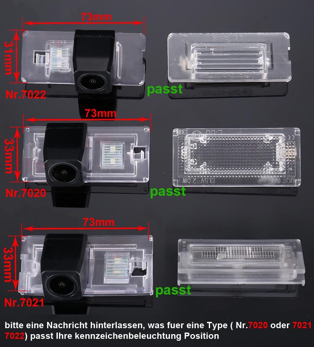 Rückfahrkamera Für BMW 3er E46 touring Coupe Limo 4D 5D 316i 328i 330ci ...