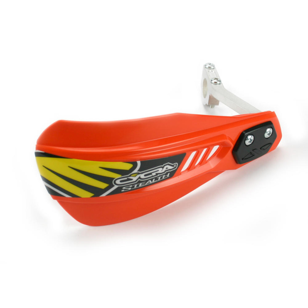Protège-mains Cycra Stealth Alu Orange pour Vos Sorties Enduro et Quad