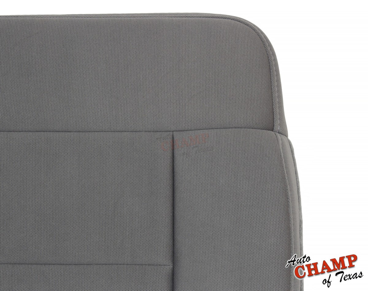 2009-2010 Ford F150 4x4 2WD Front Driver Side Bottom Gray Cloth Seat