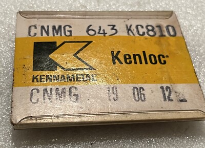 CNMG 643 KC810 Kenloc Kennametal Coated Carbide Inert  5/lot  NEW