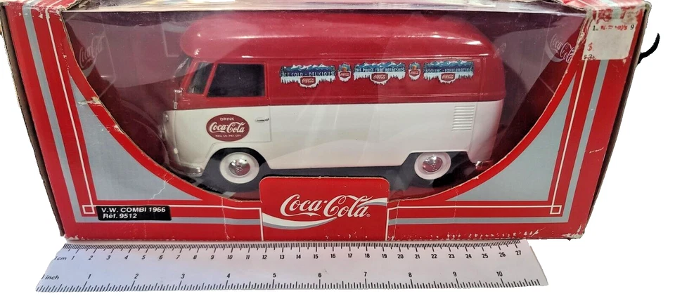 1966 Combi Coca Cola Volks Wagon Die Cast 1:19 Scale Replica By Solido - Image 2 of 4