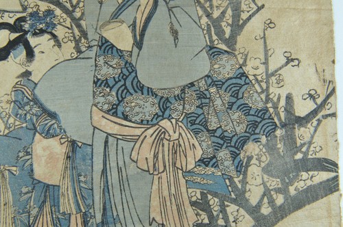 Fine Antique Japanese Utagawa Toyokuni WoodBlock Print - 第 5/8 張圖片