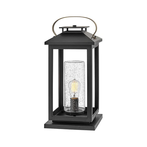 Hinkley Lighting 1167BK Coastal Elements Atwater Post Light Black *NEW* - Picture 1 of 3