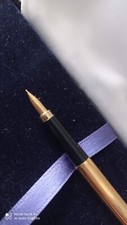 Stylo Plume Delta Vintage - Bleu/Métal Brossé Acier, Plume EF, Neuf, Réf DV80043