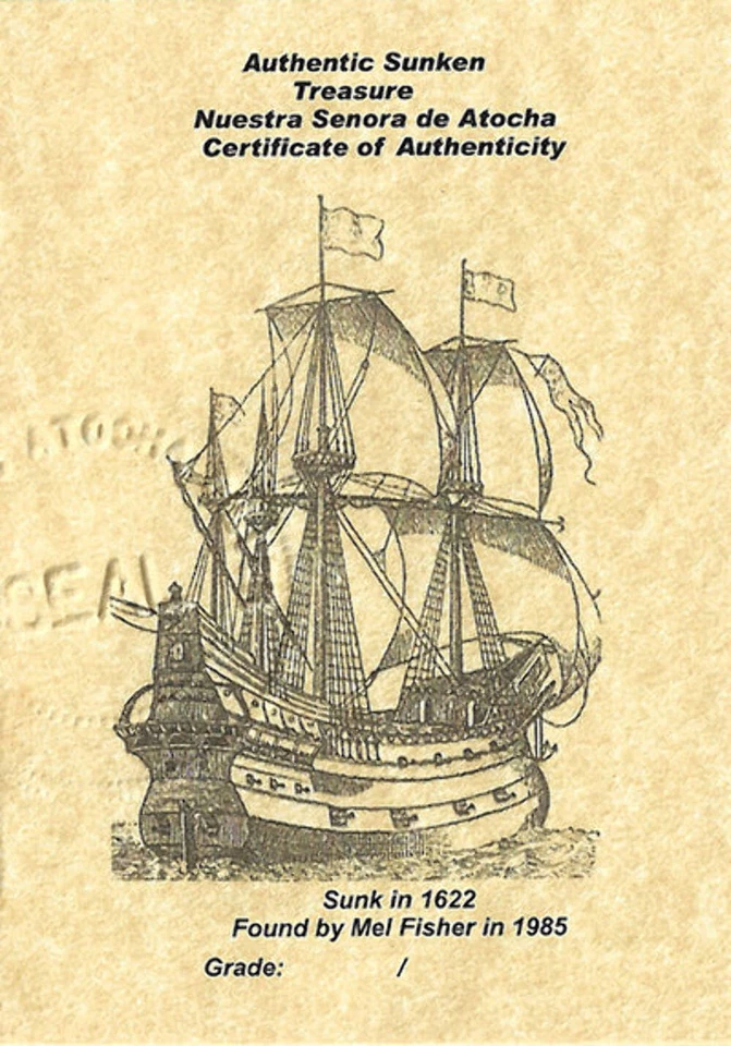 Atocha Sunken Treasure Jewelry - Tri-Shaped Silver Coin Pendant - Image 3 of 4