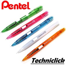 Pentel Mechanical Pencil Side Button Techniclick 0.5mm Japan Eraser Gift Kids