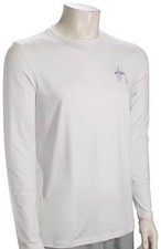 Guy Harvey Core Solid LS Surf Shirt - Bright White - New