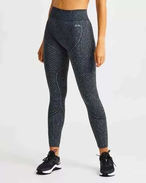 AYBL AY5055 Impact Seamless Leggings. Black. XSmall.