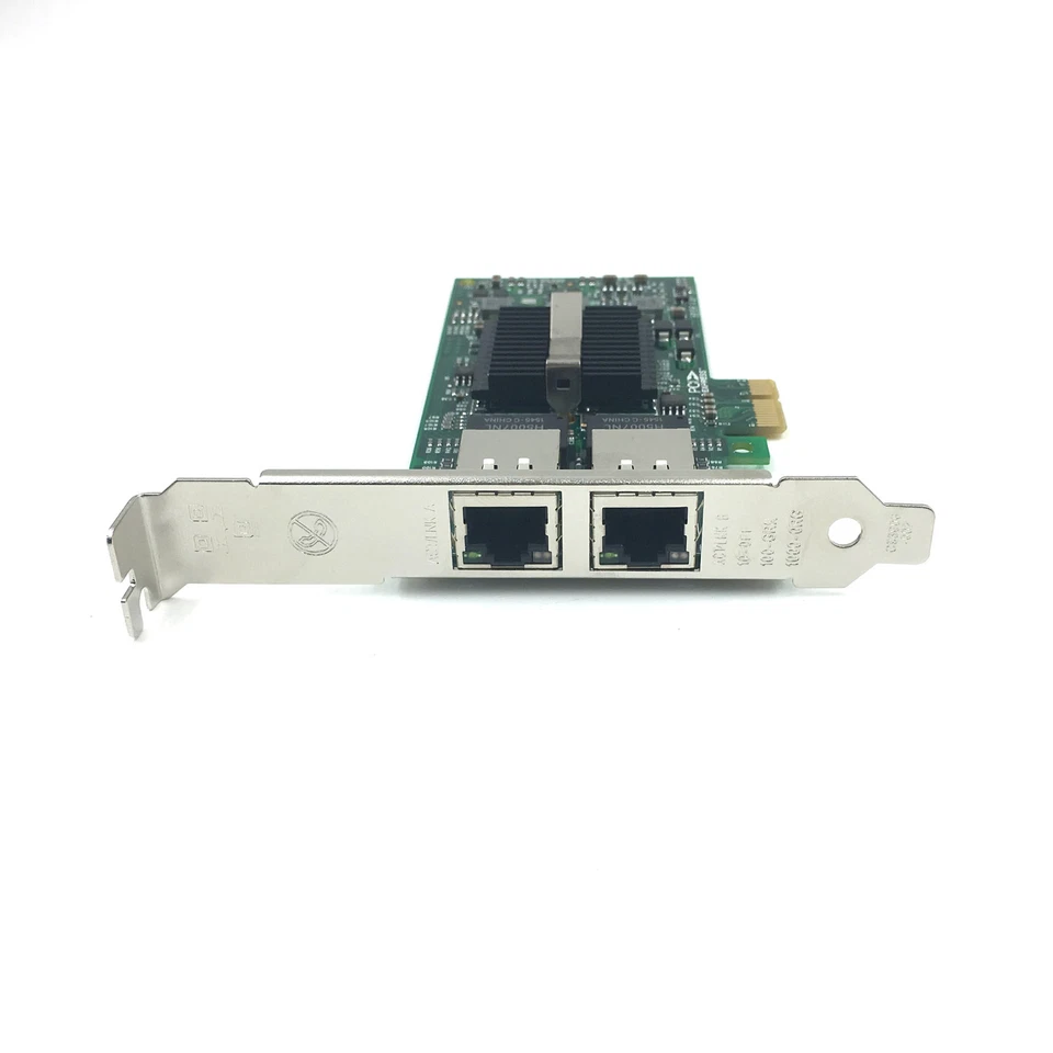 intel Dual Port PCI-EX1 Intel 82575EB E1G42ET/EF/E1G44ET Gigabit Server Adapter - Image 4 of 4