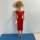barbie Doll 1960s  vintage blonde ponytail in 1963 Sheath Sensation Dress  #986