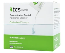 TCS Fresh, Concentrated Dental Appliance Cleaner, Professional, 6-Month Supply