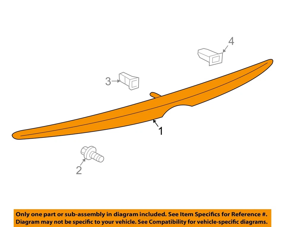 Used Rear Spoiler fits: 2008 Toyota Solara Rear Grade A Foto 3 de 4