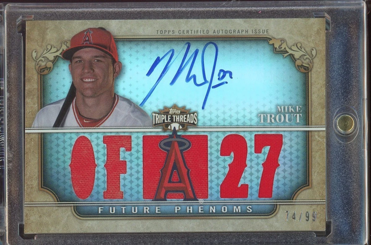 Topps Mike Trout Baseball Sports Trading Cards & Accessories