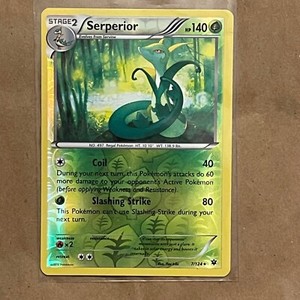 Pokemon TCG Serperior 7/124 Reverse Holo Rare XY Fates Collide VLP