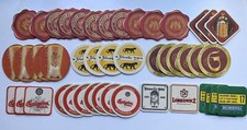 Sottobicchieri birra ceca Budvar Urquell Velvet U Zlateho Tygra U Fleku Gambrinus Krus