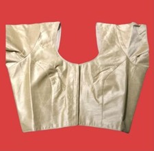 Krishna Silk Gold Blouse with Lining 34" bust size GBL 