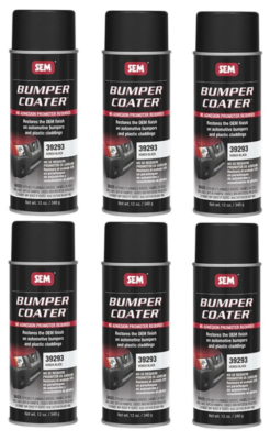 #ad BUMPER COATER Honda Black SEM 39293 6 Pack $163.54