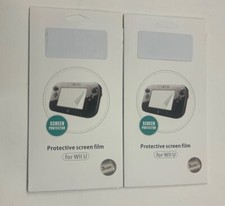 X2 Pegly Protective Screen Film For Wii U Brand New 7E. 4 pcs