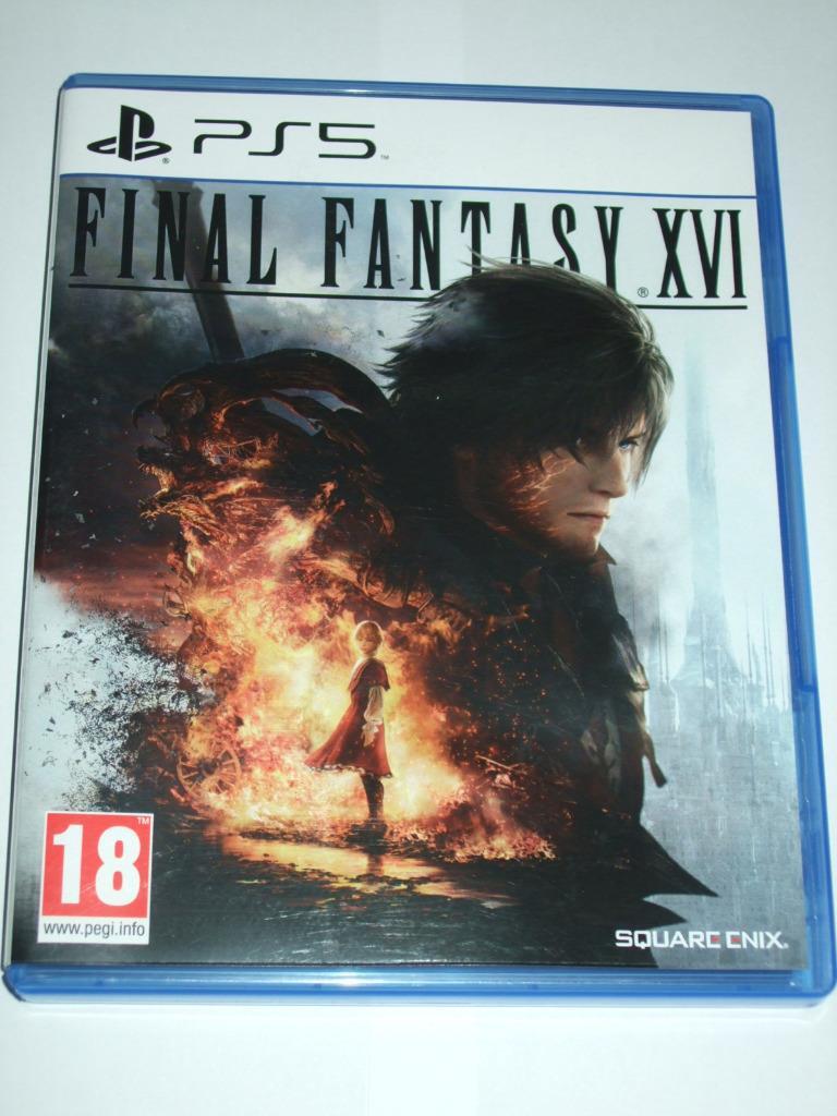 Final Fantasy XVI 16 With Cards And Poster  Playstation 5 PS5  ""FREE P&P""