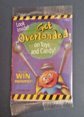 Vintage 1999 Hasbro ''Get Overloaded'' Game Card unopened
