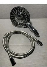 Delta In2ition Two in One 5 Spray Patterns Wall Mount Dual Chrome Shower Head O